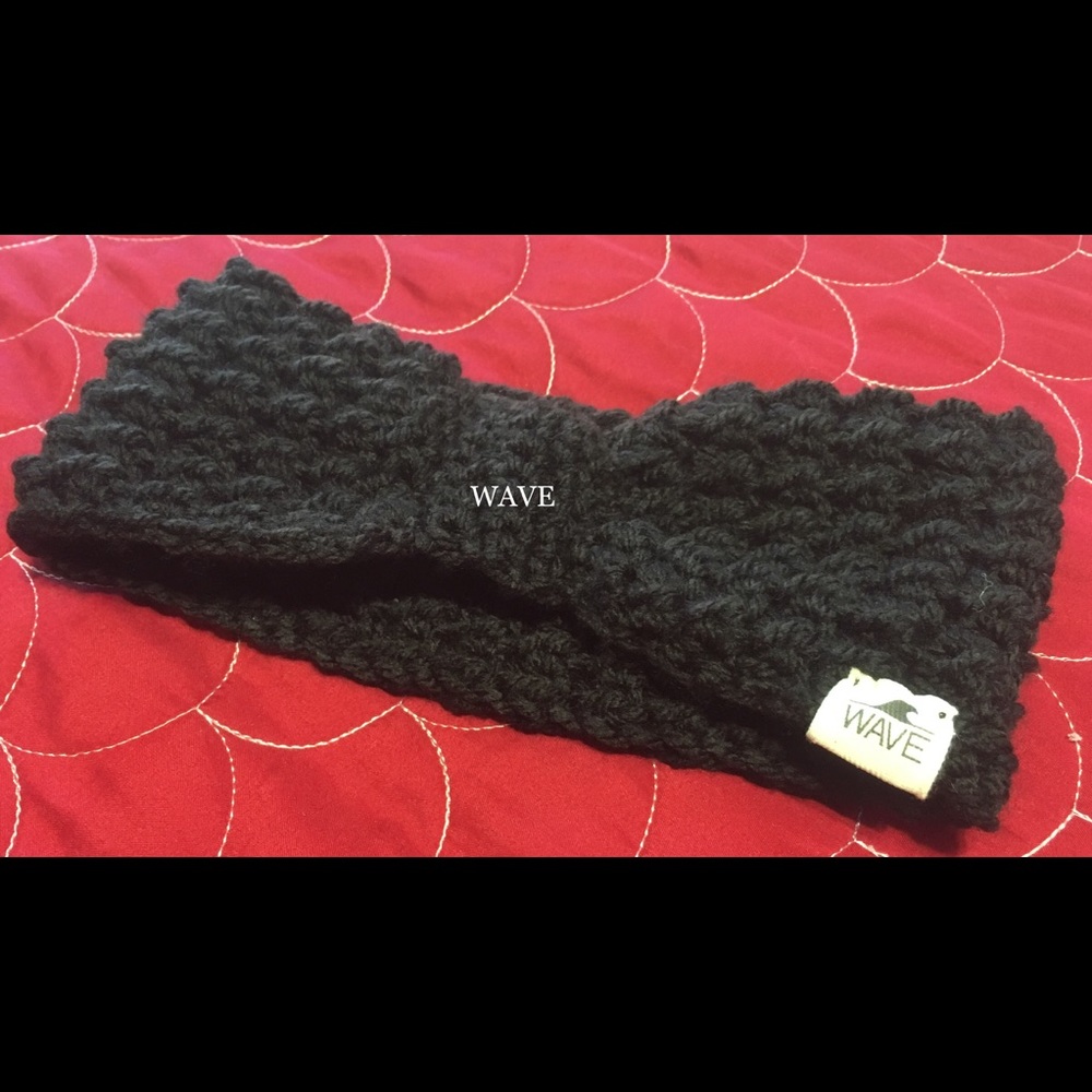 WAVE Custom designed headband. Acrylic or wool. - Picture 5 of 11